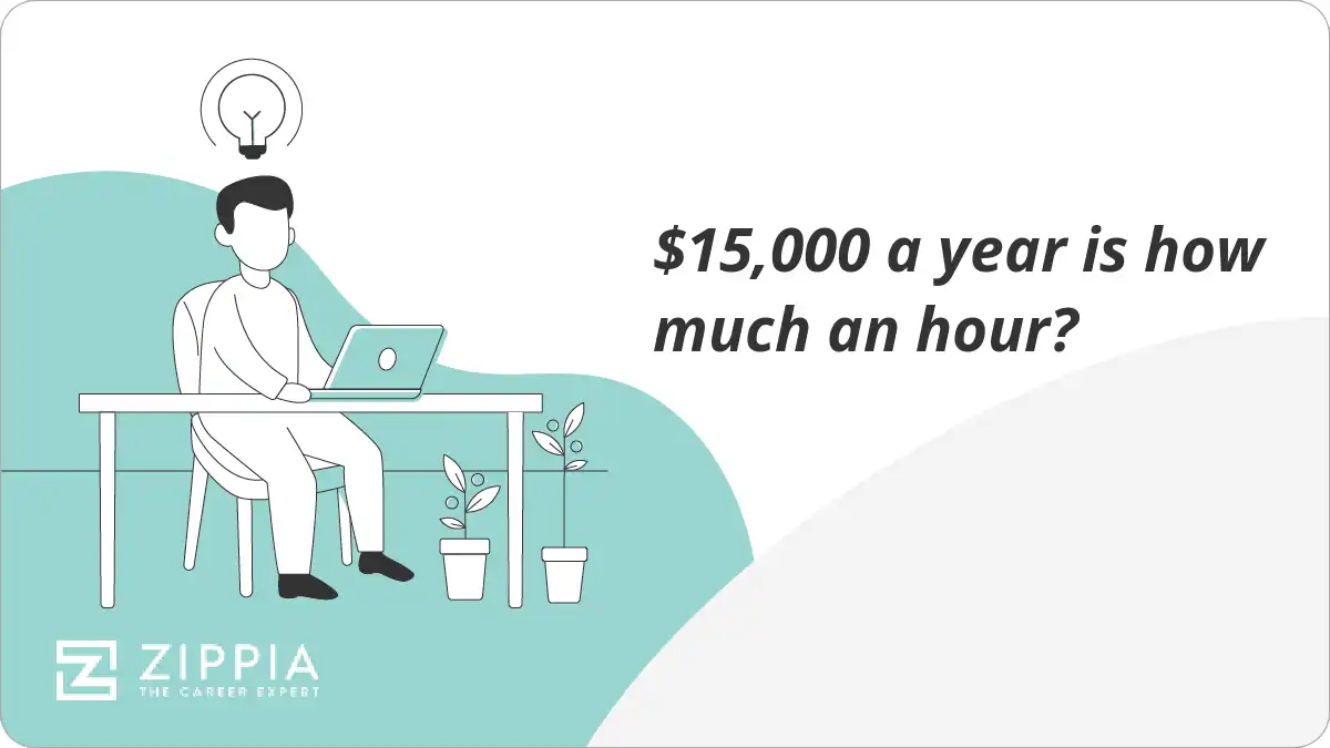 $15,000 a year is how much an hour?