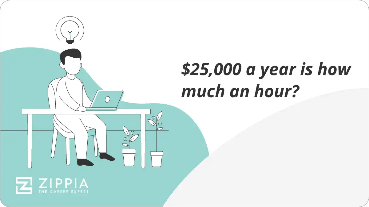 $25,000 a year is how much an hour?