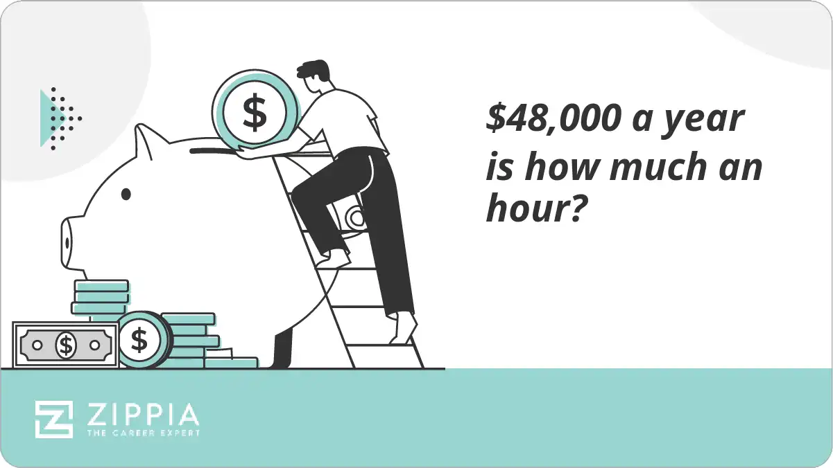 $48,000 a year is how much an hour?