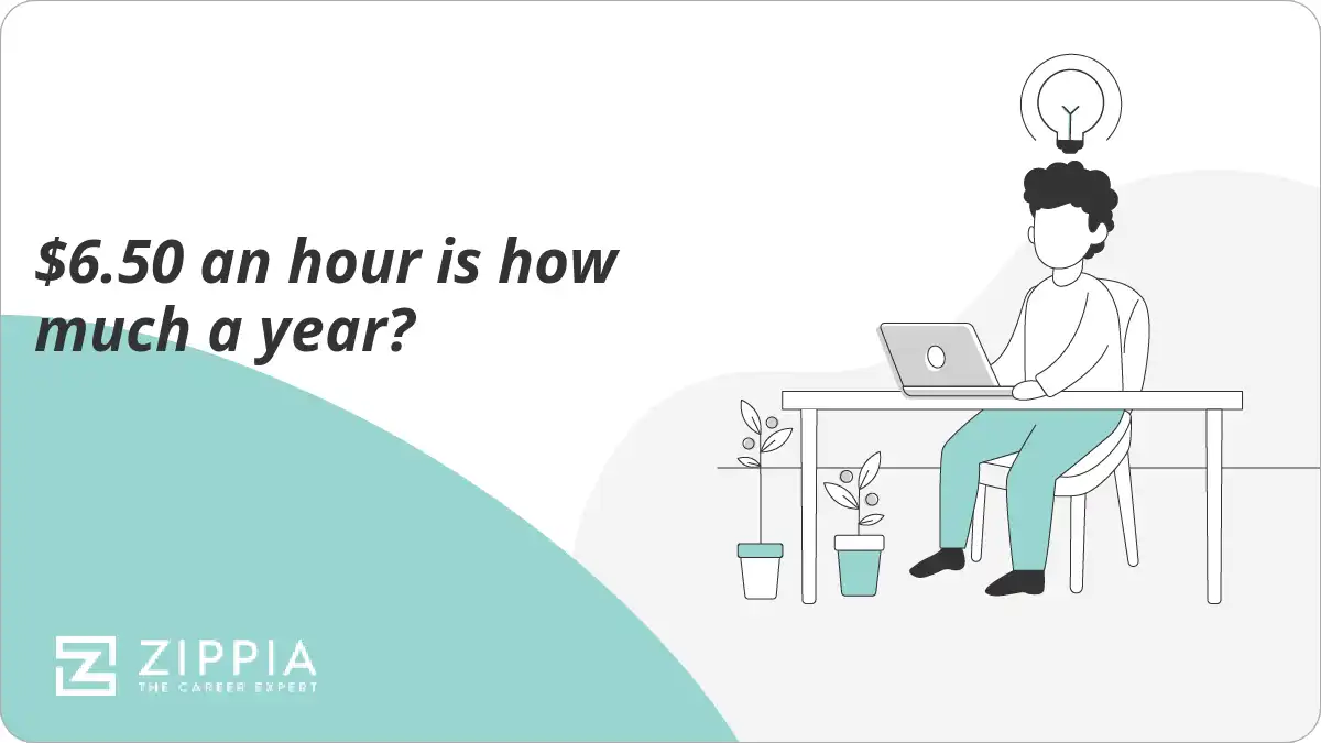 $6.50 an hour is how much a year?