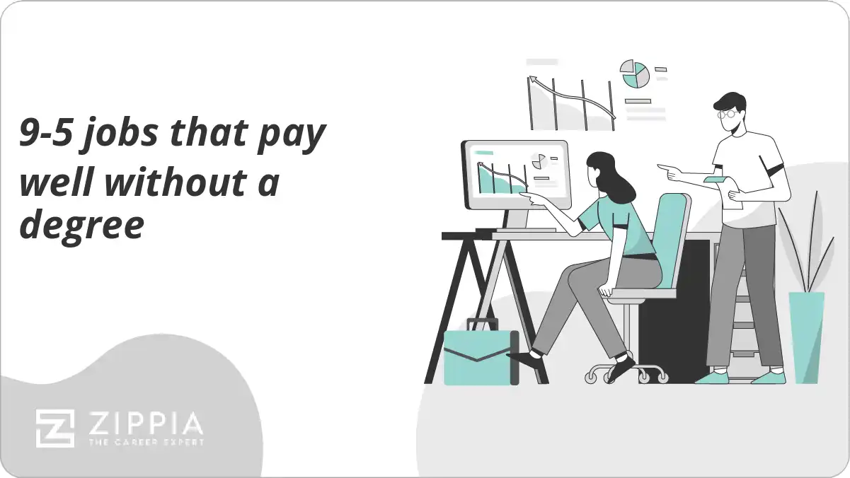 9-5 jobs that pay well without a degree