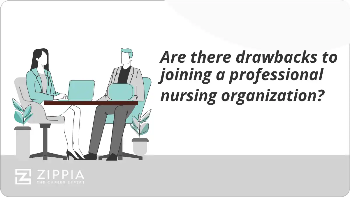 Are there drawbacks to joining a professional nursing organization?