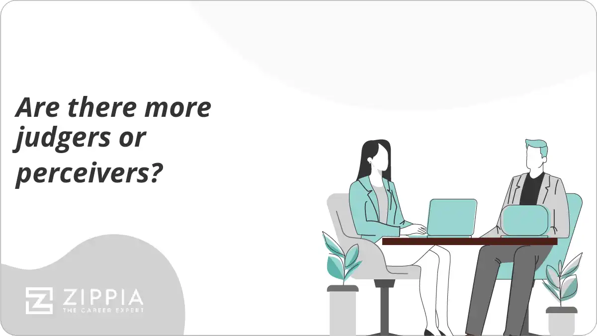 Are there more judgers or perceivers?