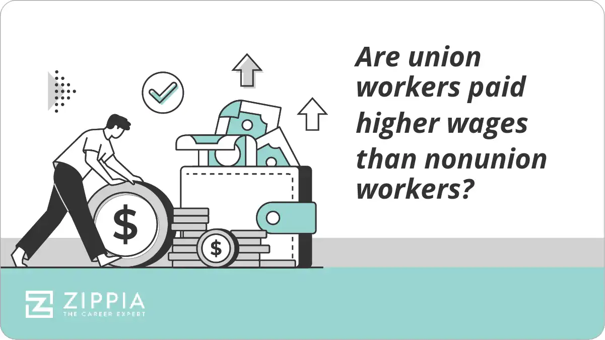 Are union workers paid higher wages than nonunion workers?