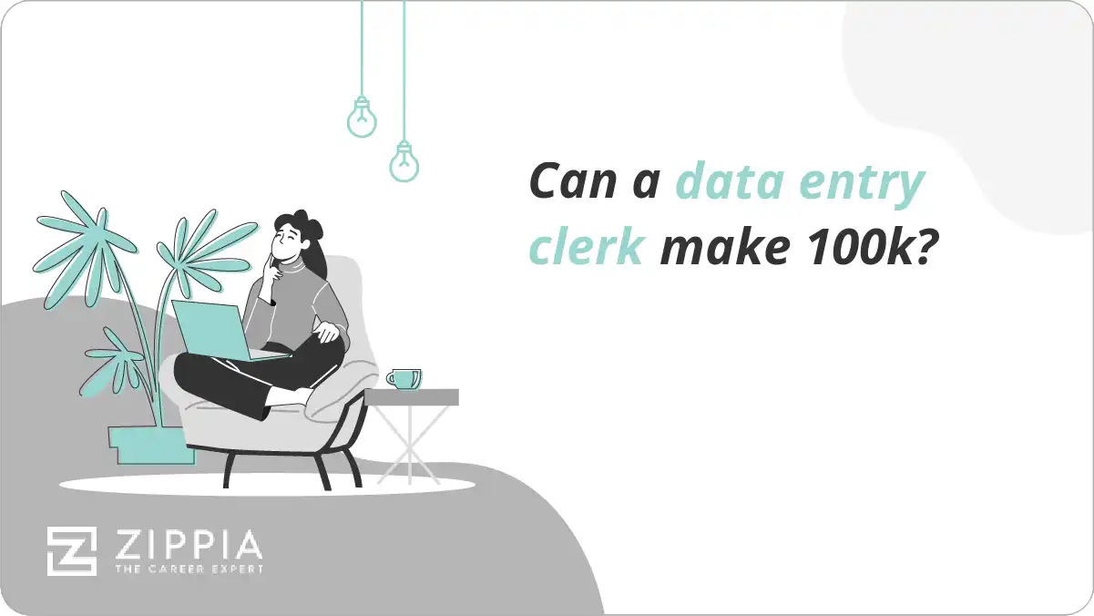Can a data entry clerk make 100k?