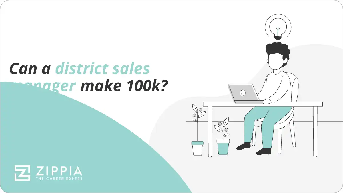 Can a district sales manager make 100k?