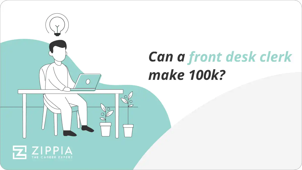 Can a front desk clerk make 100k?