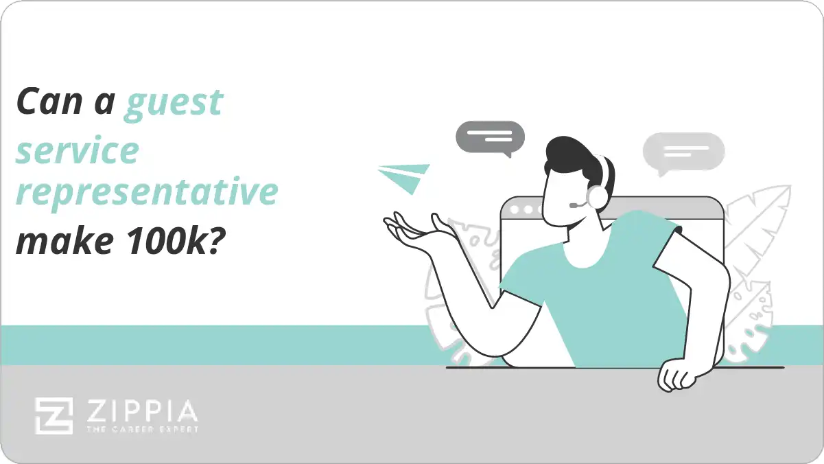 Can a guest service representative make 100k?