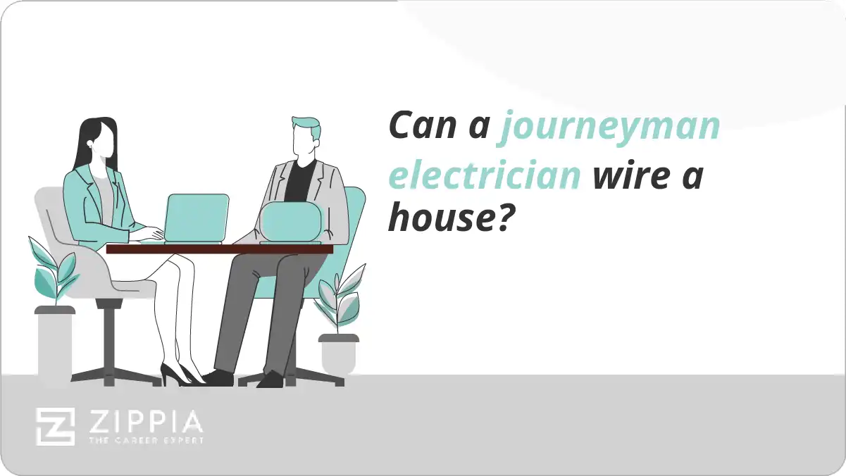Can a journeyman electrician wire a house?