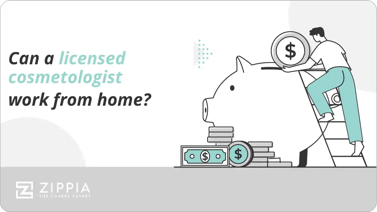 Can a licensed cosmetologist work from home?