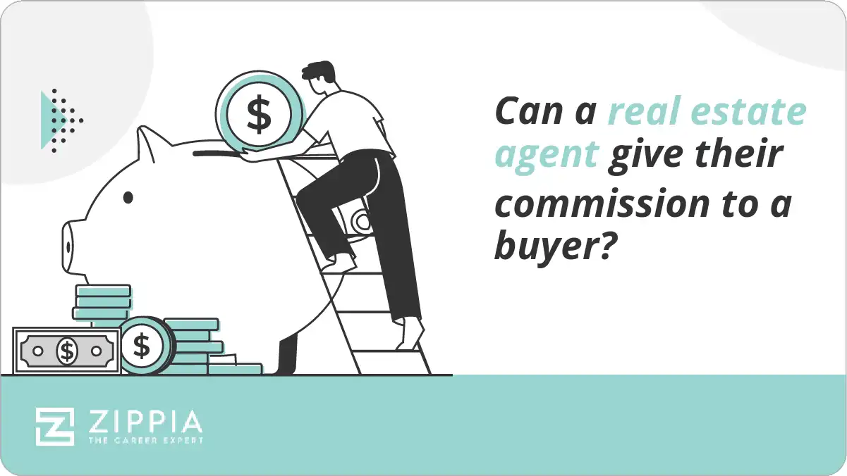 Can a real estate agent give their commission to a buyer?