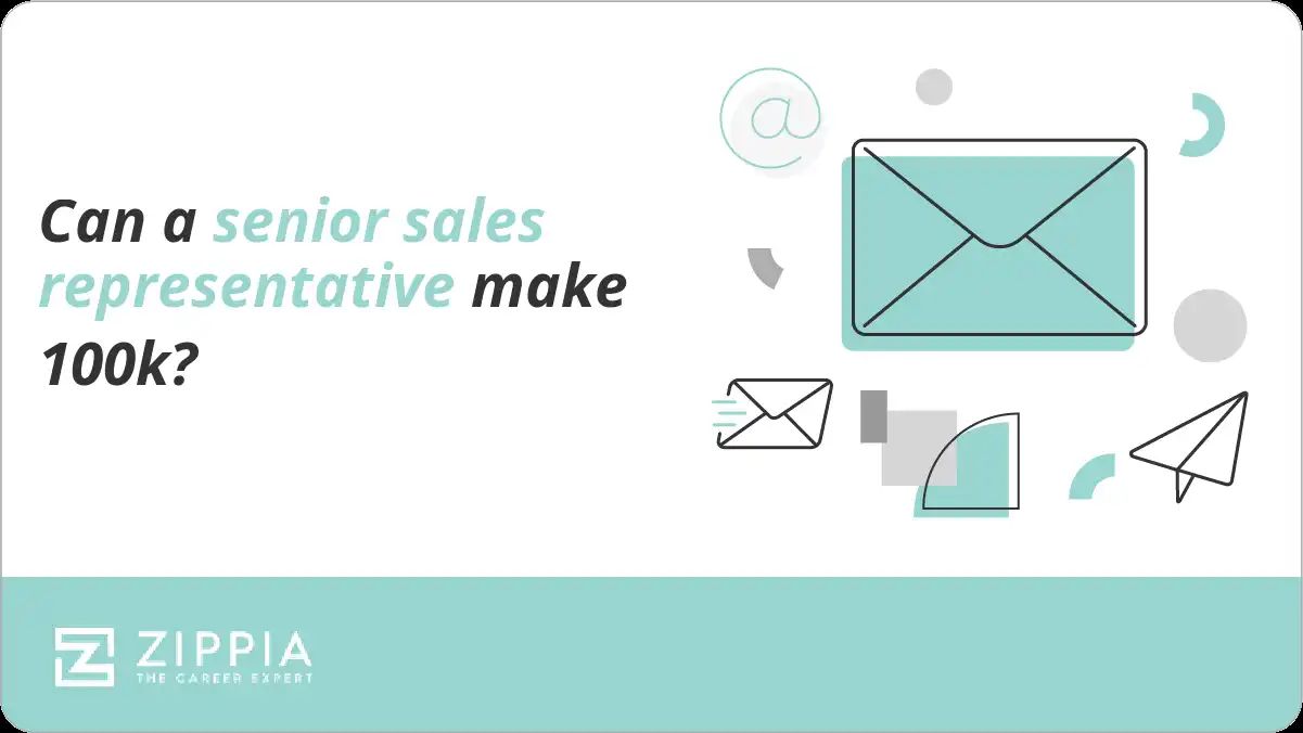 Can a senior sales representative make 100k?