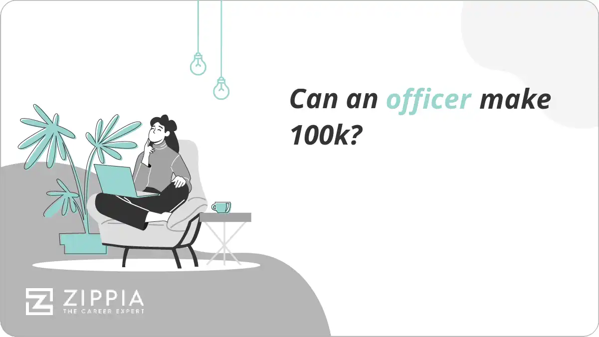 Can an officer make 100k?