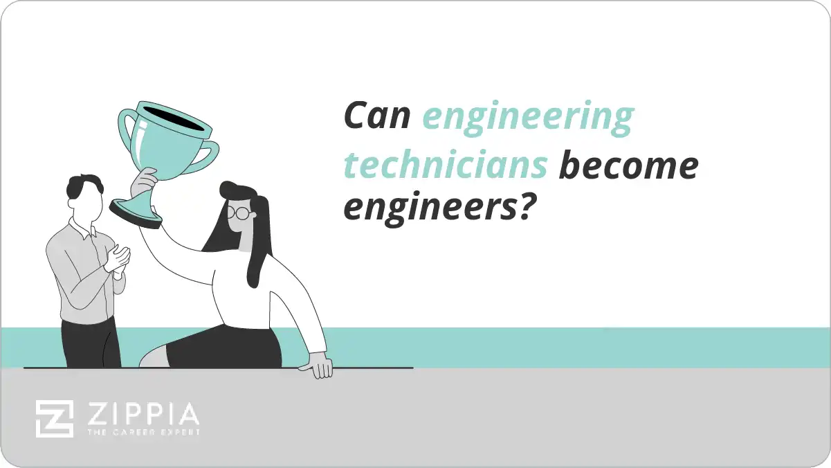 Can engineering technicians become engineers?