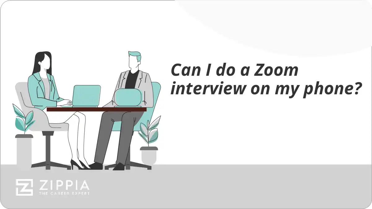 Can I do a Zoom interview on my phone?