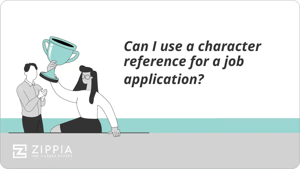 Can I use a character reference for a job application?