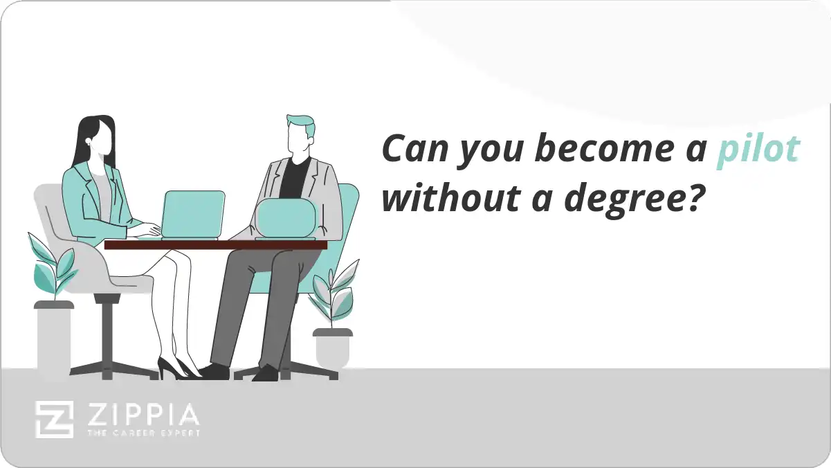 Can you become a pilot without a degree?