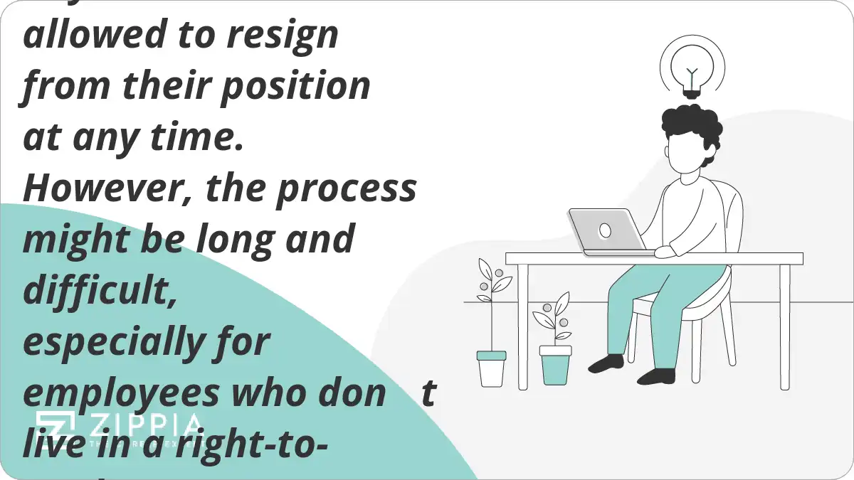 Can you resign from union membership? Any union member is allowed to resign from their position at any time. However, the process might be long and difficult, especially for employees who don t live in a right-to-work state.