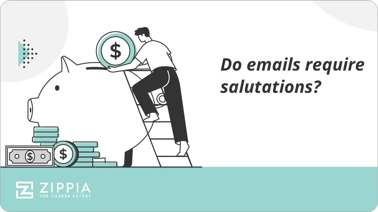 Do emails require salutations?
