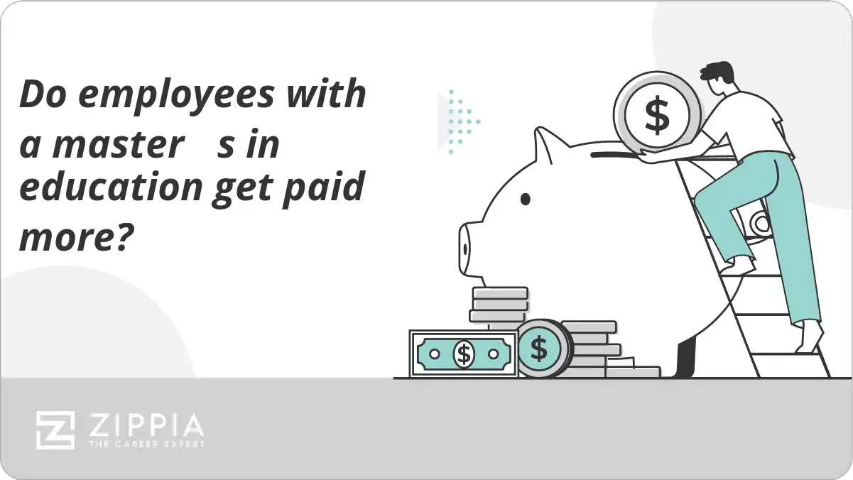 Do employees with a master s in education get paid more?