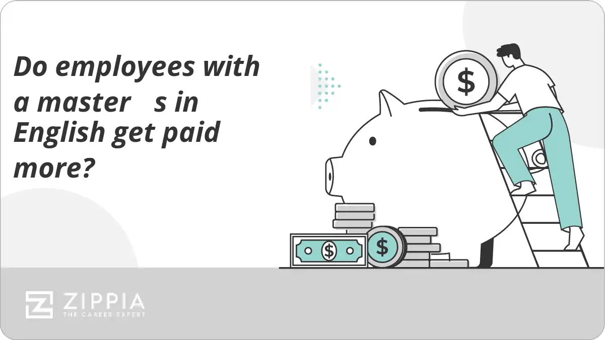 Do employees with a master s in English get paid more?