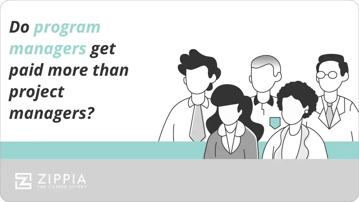 Do program managers get paid more than project managers?