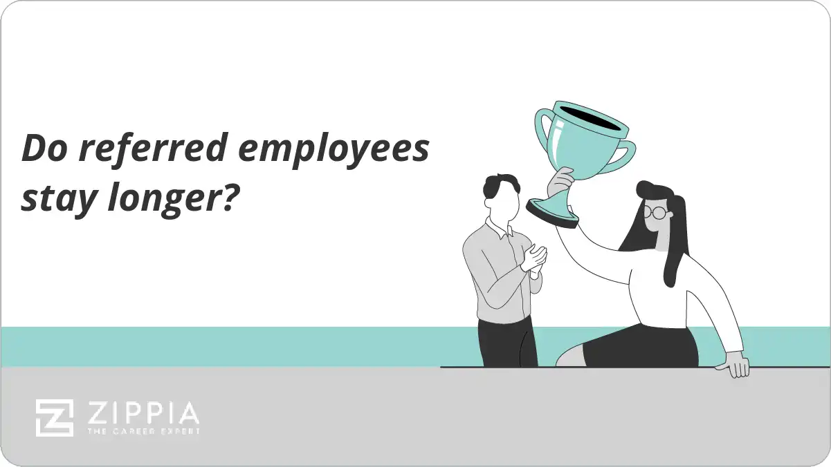 Do referred employees stay longer?