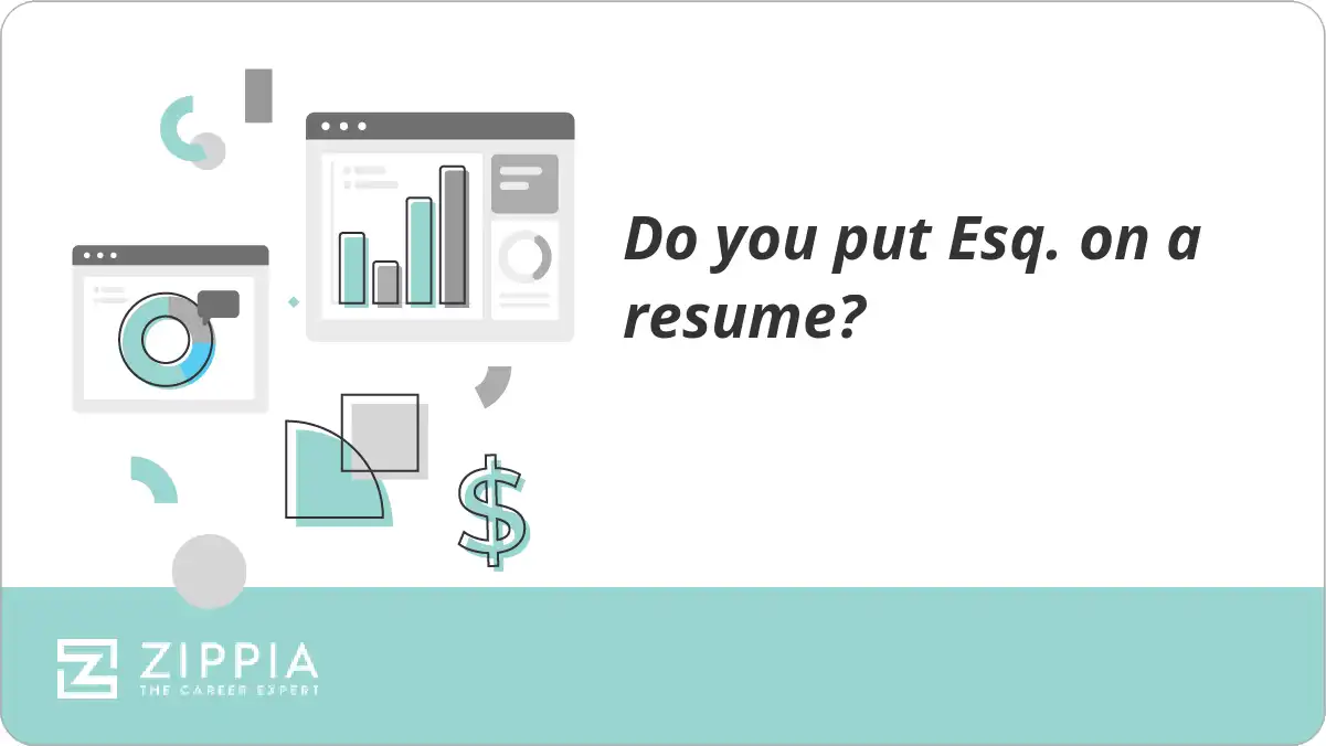 Do you put Esq. on a resume?