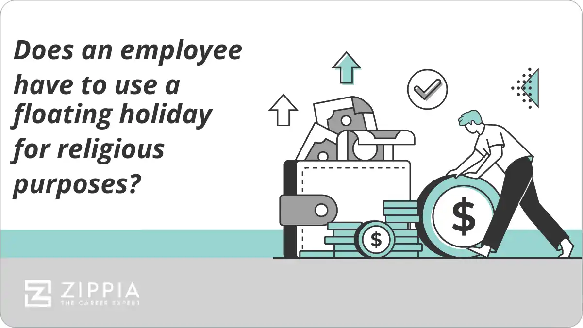 Does an employee have to use a floating holiday for religious purposes?
