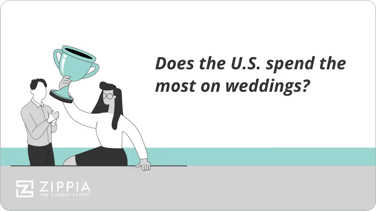 Does the U.S. spend the most on weddings?