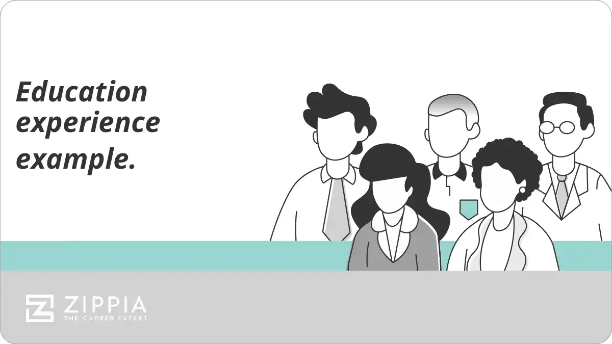 Education experience example.