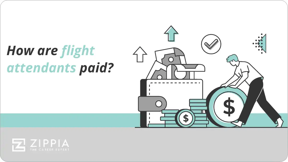 How are flight attendants paid?