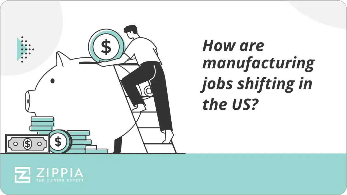 How are manufacturing jobs shifting in the US?