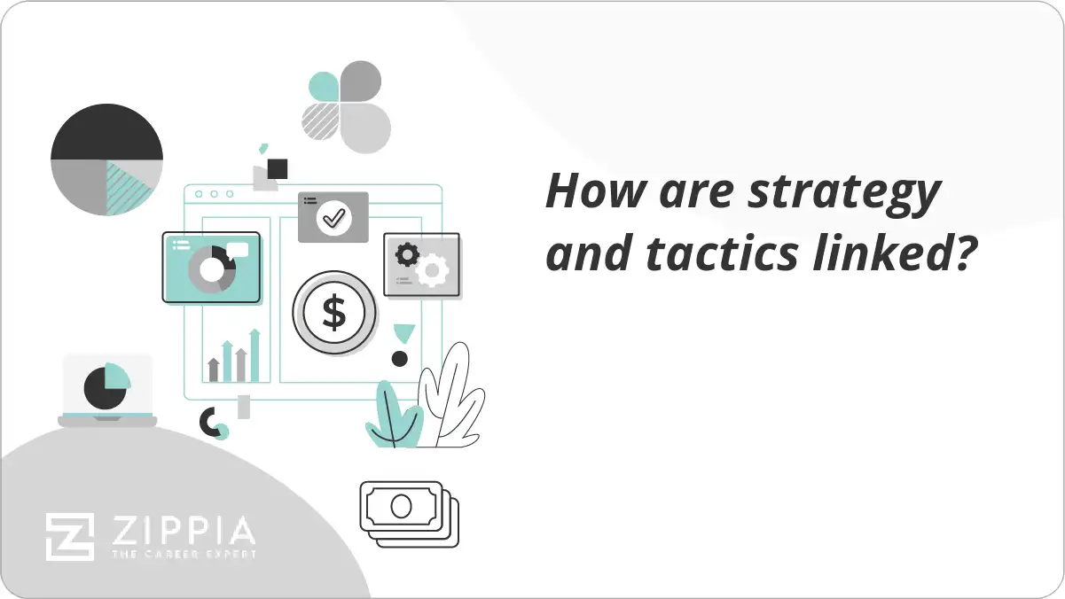 How are strategy and tactics linked?