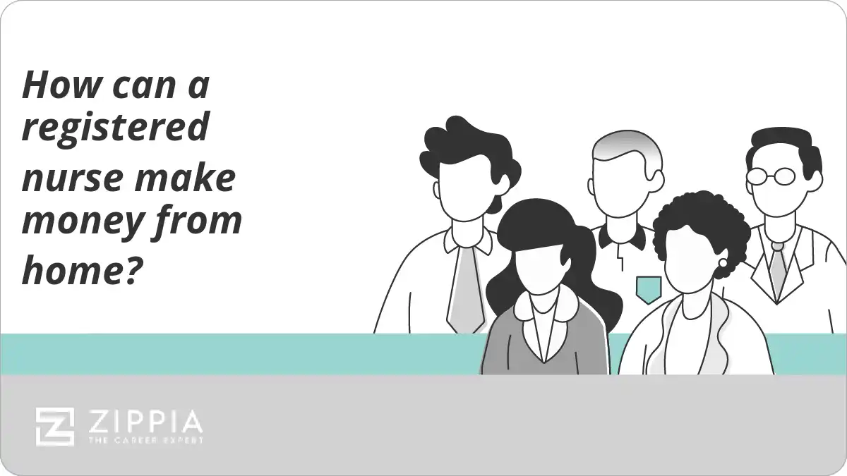 How can a registered nurse make money from home?