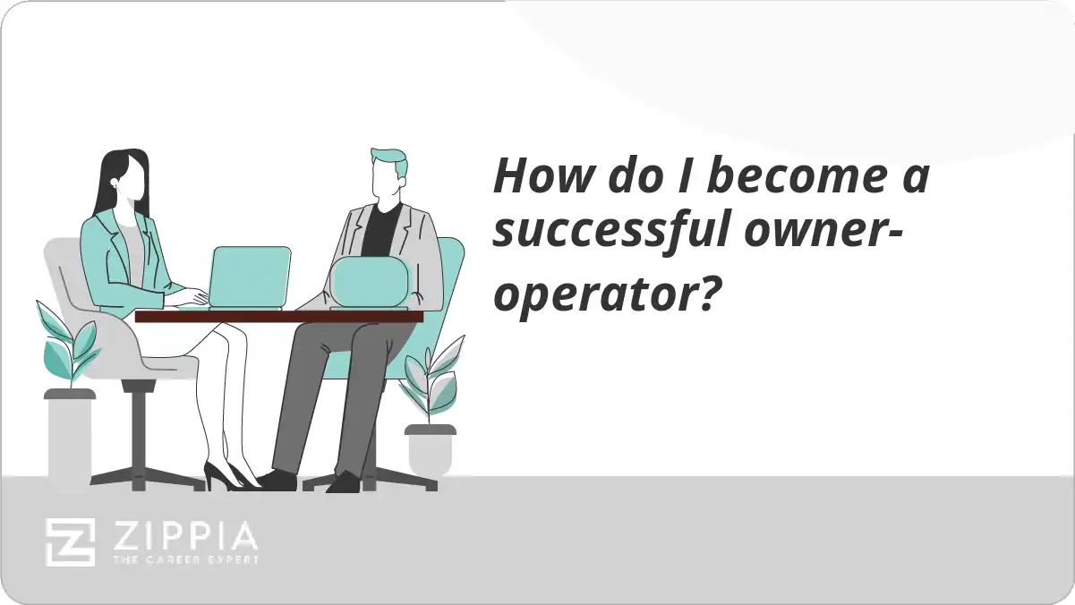 How do I become a successful owner-operator?