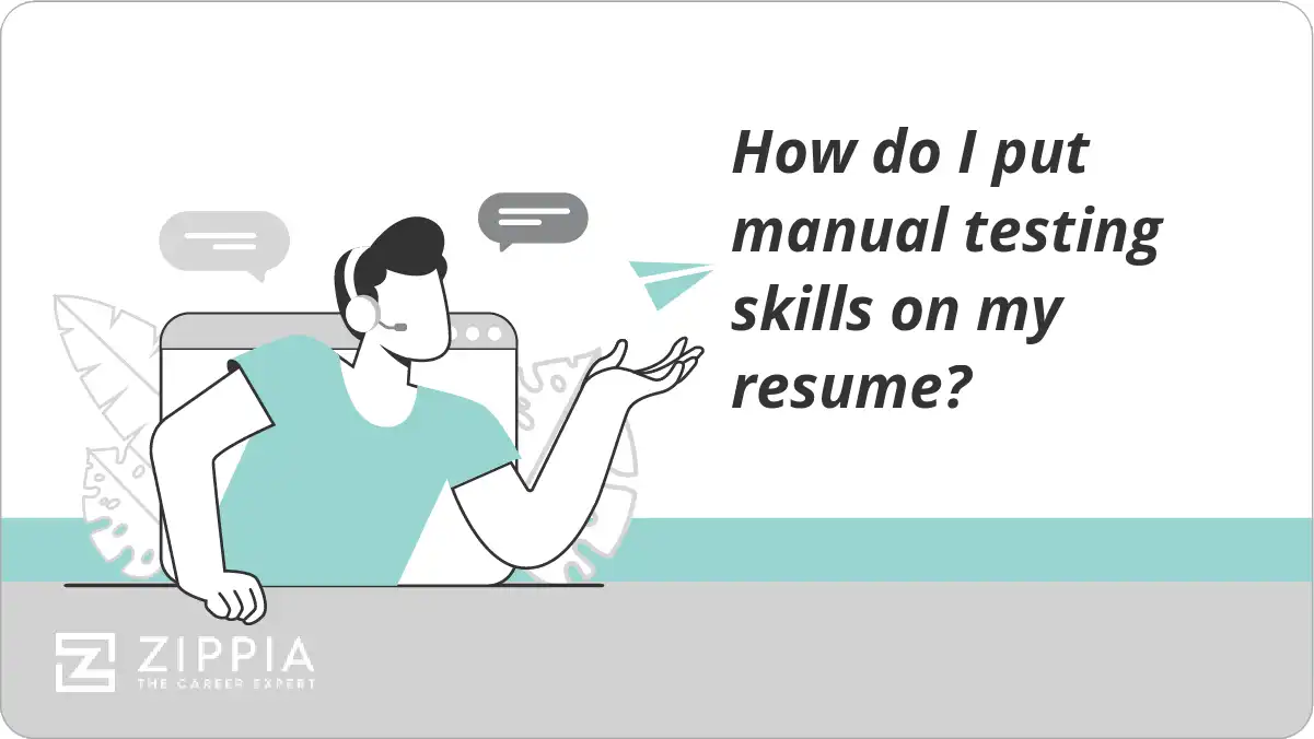 How do I put manual testing skills on my resume?