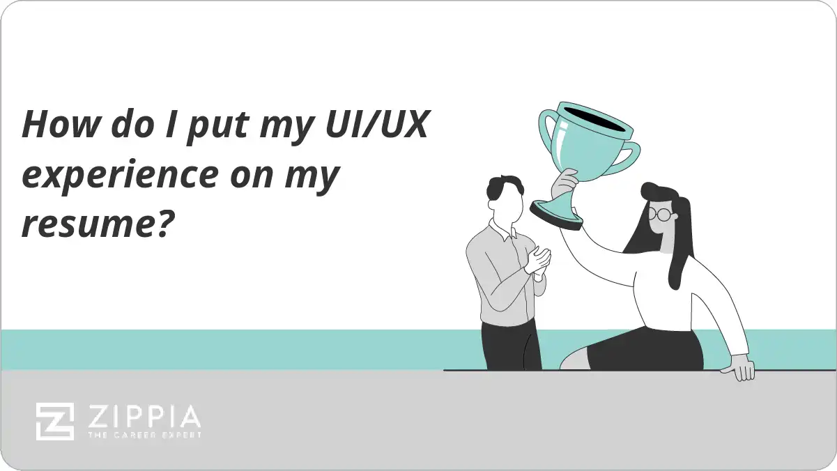 How do I put my UI/UX experience on my resume?