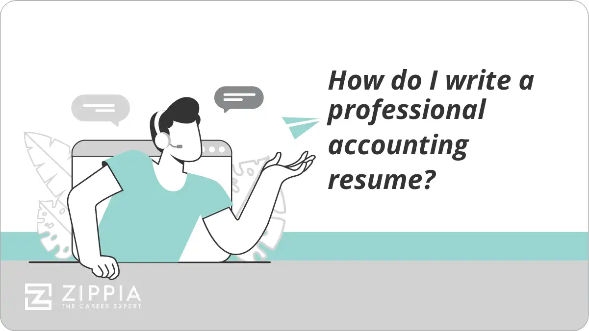 How do I write a professional accounting resume?