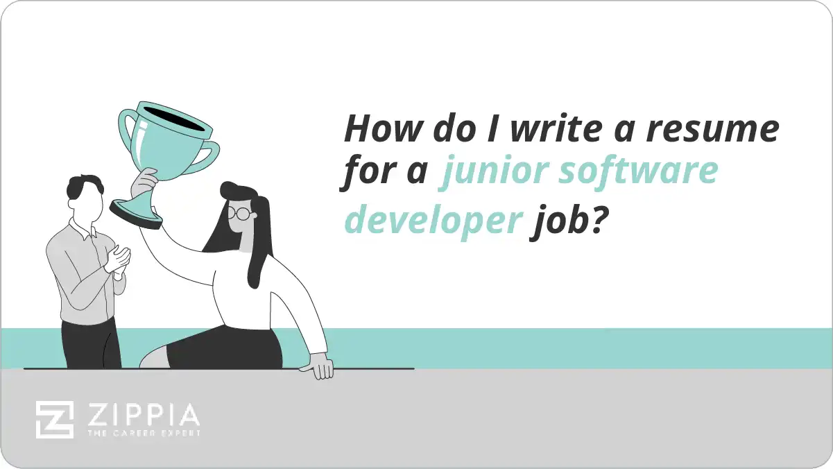 How do I write a resume for a junior software developer job?