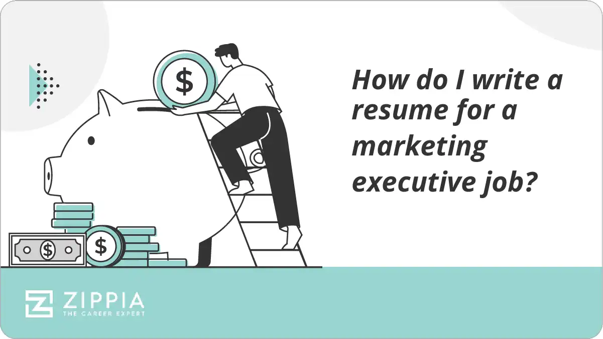 How do I write a resume for a marketing executive job?