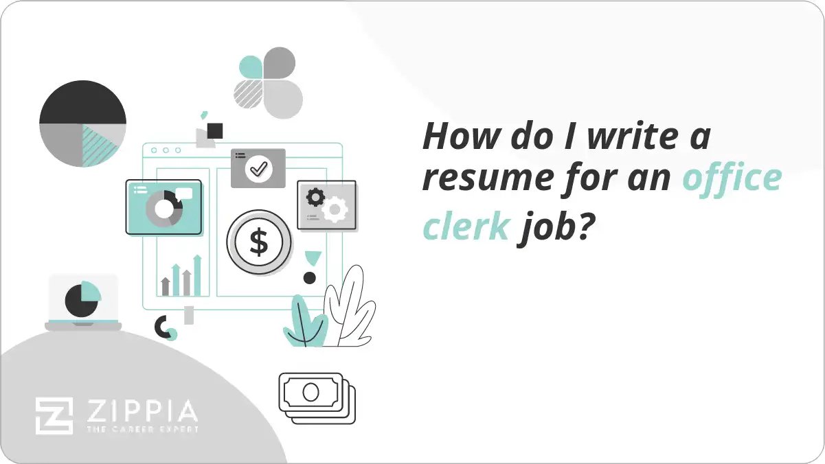 How do I write a resume for an office clerk job?