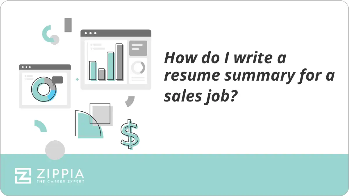 How do I write a resume summary for a sales job?