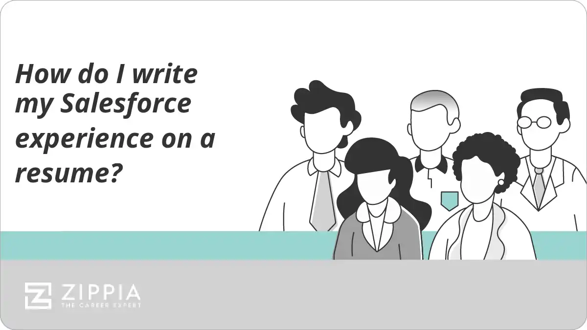 How do I write my Salesforce experience on a resume?