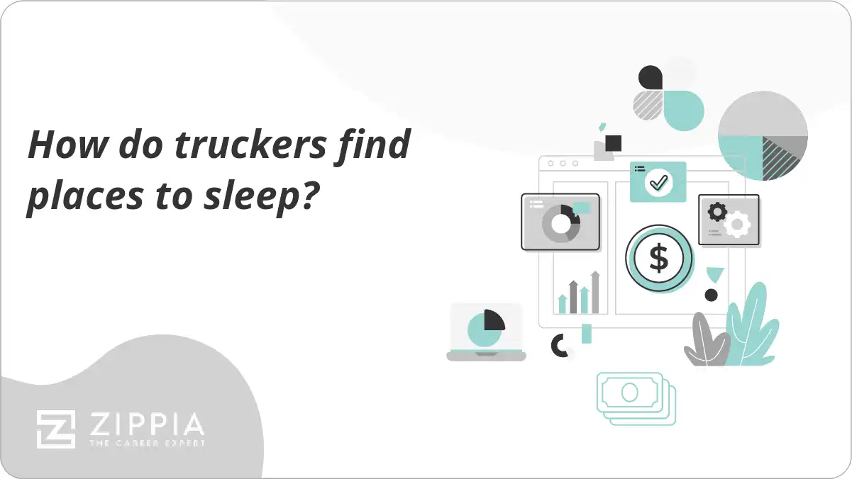 How do truckers find places to sleep?