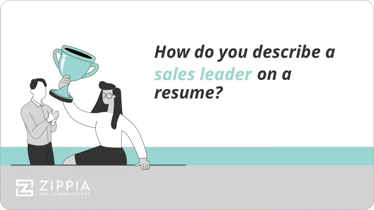 How do you describe a sales leader on a resume?