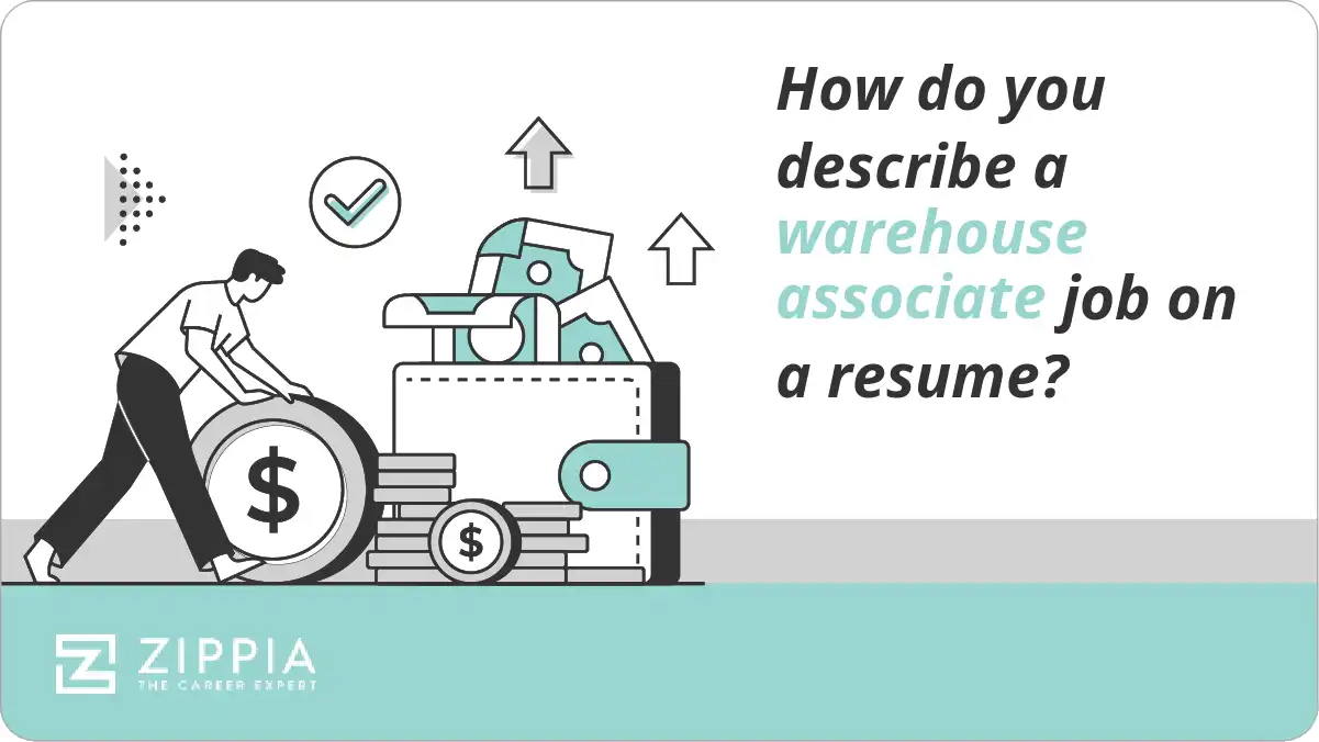 How do you describe a warehouse associate job on a resume?