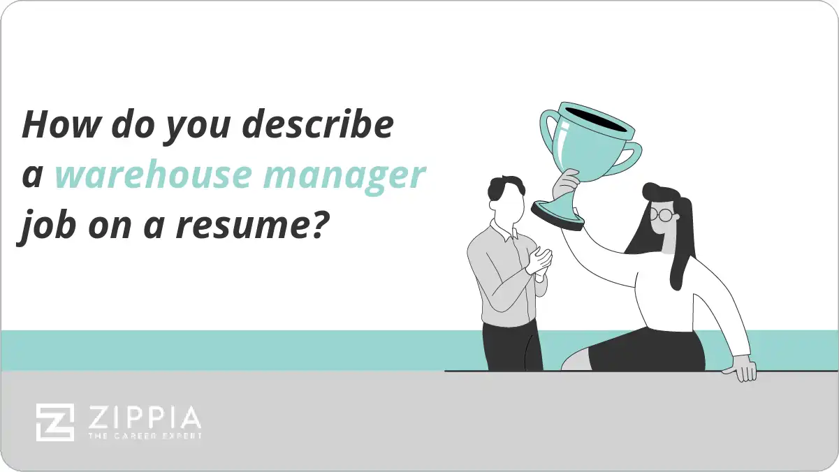How do you describe a warehouse manager job on a resume?