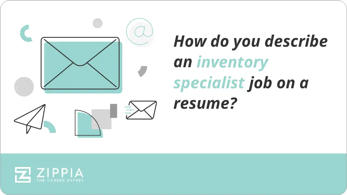 How do you describe an inventory specialist job on a resume?