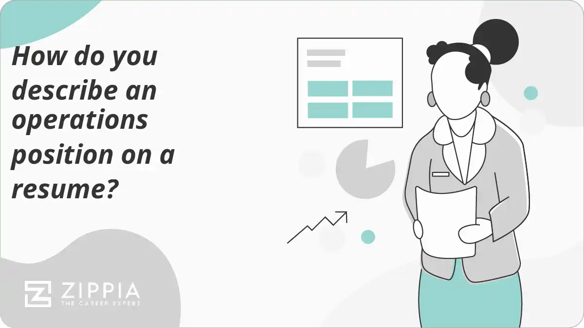 How do you describe an operations position on a resume?